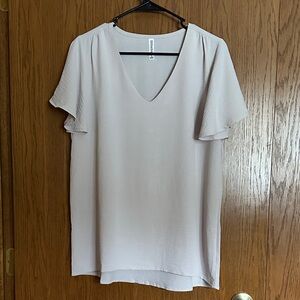 Zenana Women's Blouse in Soft Cream